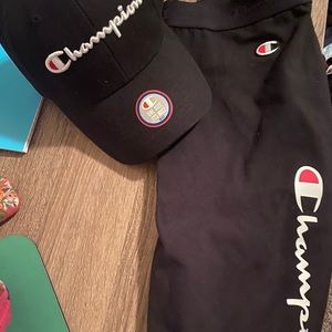Champion hat and shorts NWT